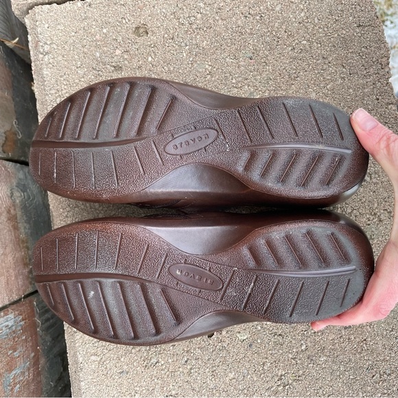 ARAVON Women’s Dolly Mary Jane Flat Brown Leather Size 8 - Picture 11 of 15